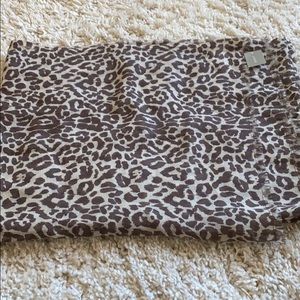 J. Crew leopard print scarf brand new with tags